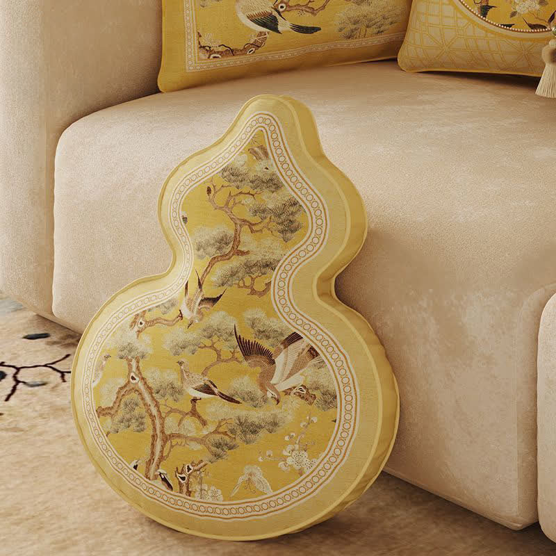 Oriental Style Bird & Floral Sofa Protector