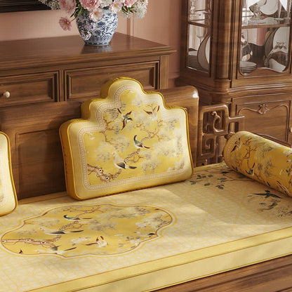 Oriental Style Bird & Floral Sofa Protector