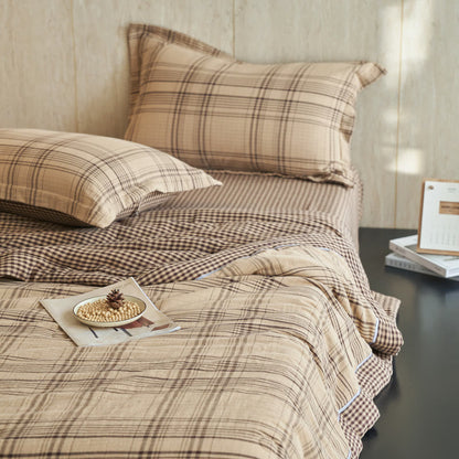 Small Checkered Pattern Pure Cotton Quilt