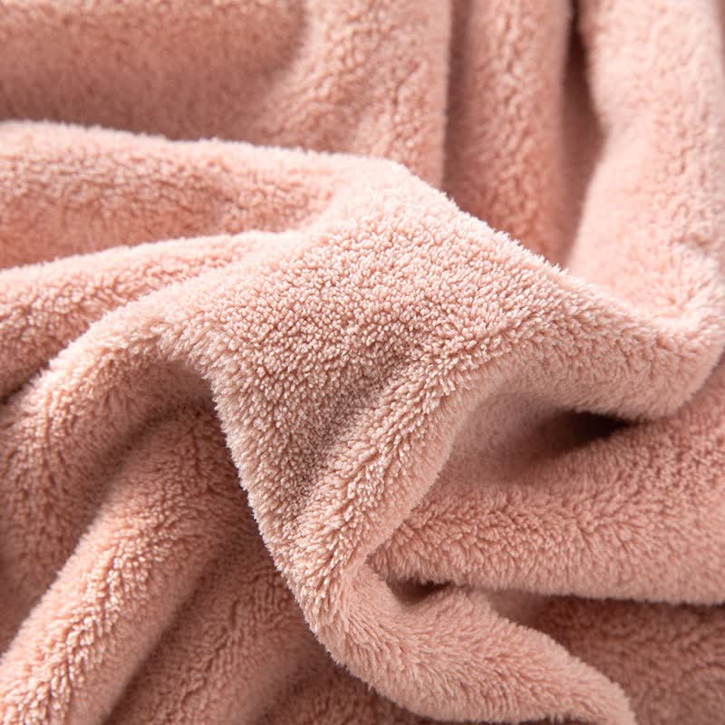 His & Hers Solid Color Absorbent Bath Robe