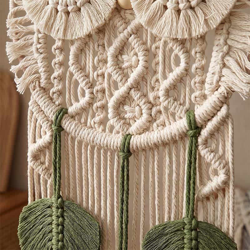 Handmade Macrame Owl Wall Hanging