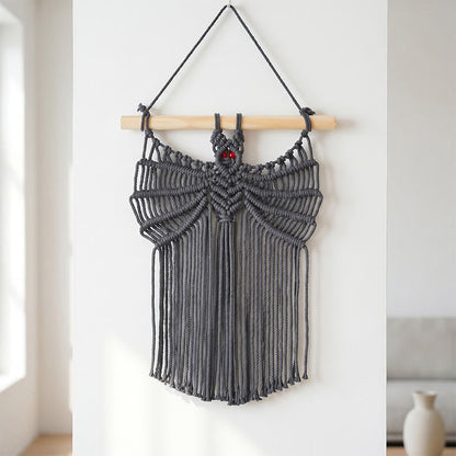 Boho Bat Macrame Wall Hanging