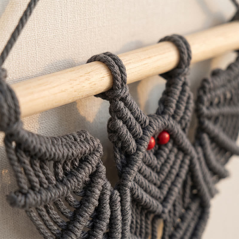 Gothic Boho Bat Wall Hanging