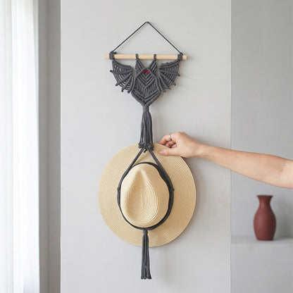Gothic Boho Bat Wall Hanging