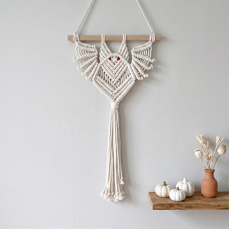 Gothic Bat Plant Hanger Wall Hanging