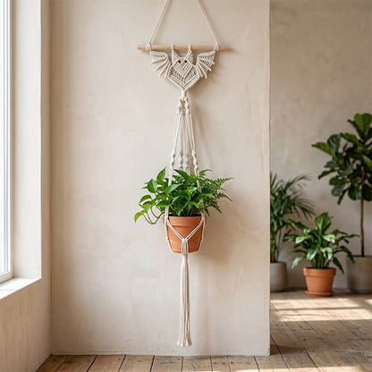 Gothic Bat Plant Hanger Wall Hanging