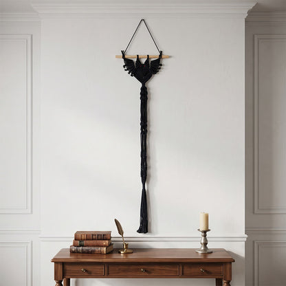 Gothic Bat Plant Hanger Wall Hanging