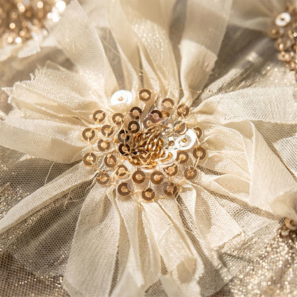 French Country Floral Tassel Tablecloth