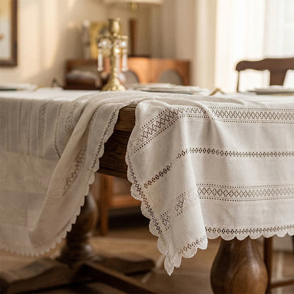 Rustic Lace Thousand Wheat Tablecloth