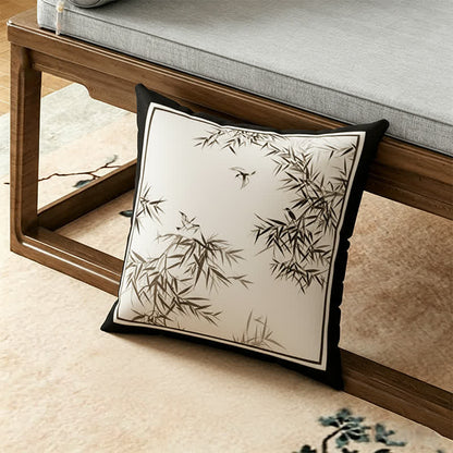 Vintage Elegant Bamboo Leaf Sofa Slipcover