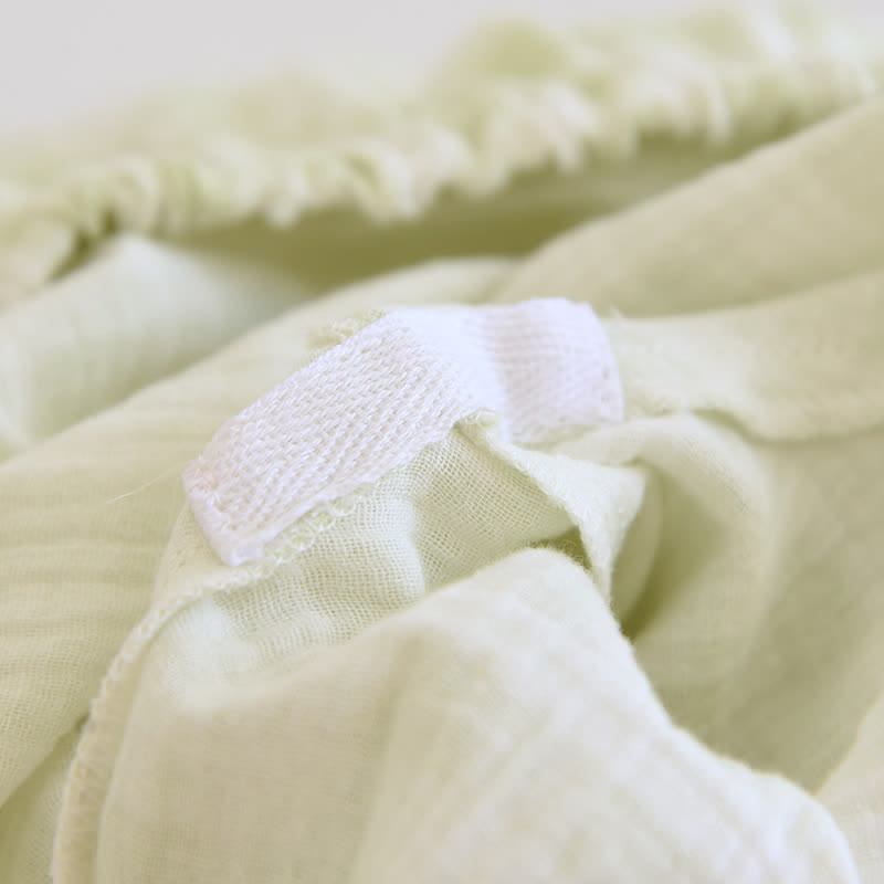 Matching Couples Plaid Cotton Gauze Pajamas