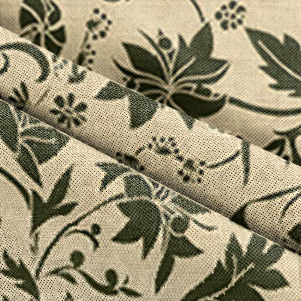Vintage Floral Room Divider Door Curtain