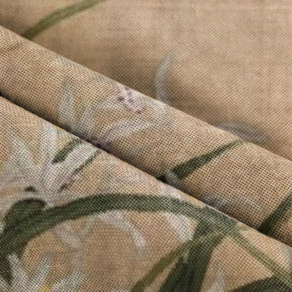 Oriental Orchid Aesthetic Door Curtain