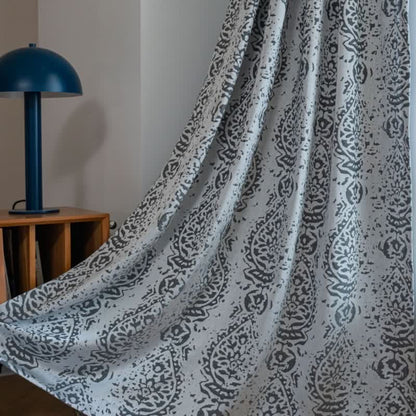 Vintage Style Water Drop Pattern Curtain