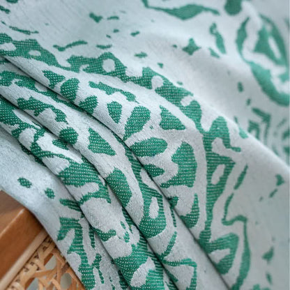 Vintage Style Water Drop Pattern Curtain