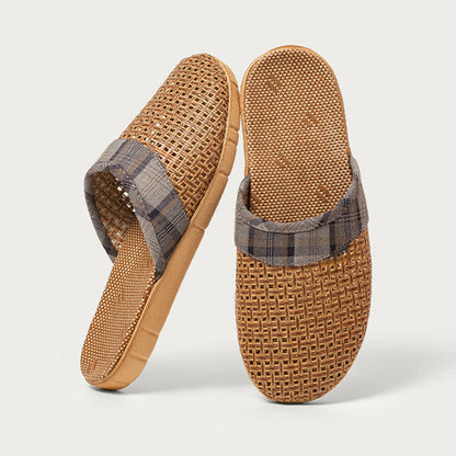 Rattan Odor-Resistant Indoor Slippers