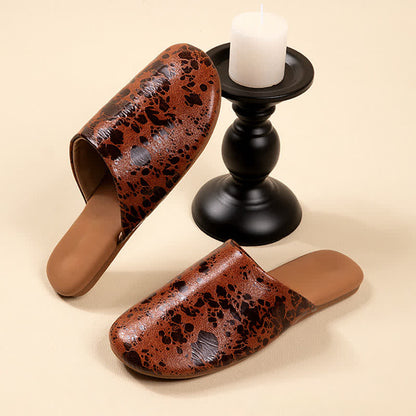Vintage Marble Pattern Indoor Slippers