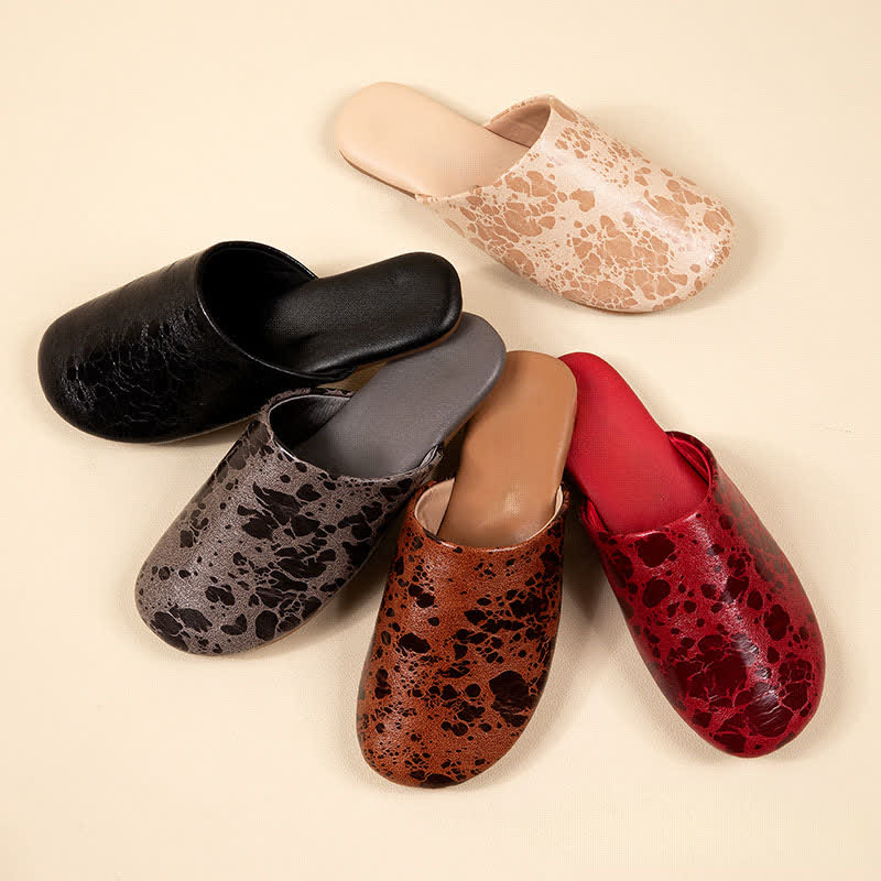 Vintage Marble Pattern Indoor Slippers
