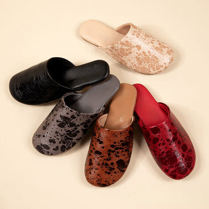 Vintage Marble Pattern Indoor Slippers