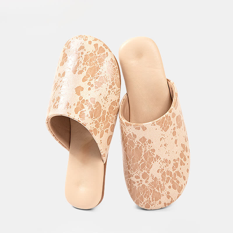 Vintage Marble Pattern Indoor Slippers