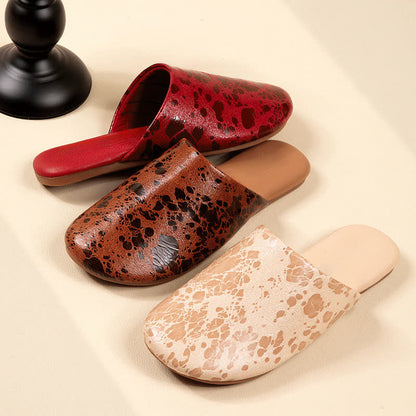 Vintage Marble Pattern Indoor Slippers