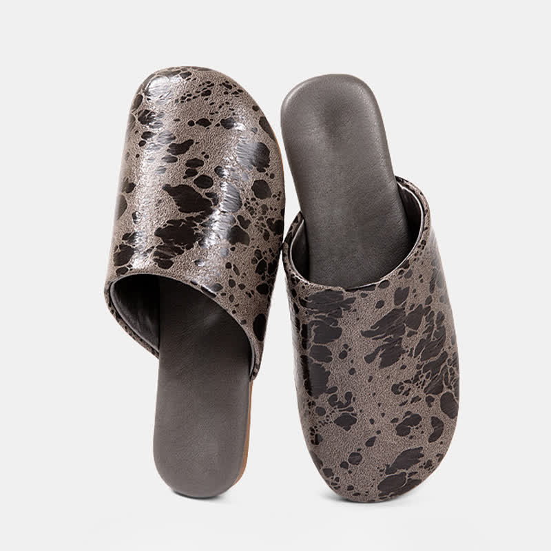 Vintage Marble Pattern Indoor Slippers