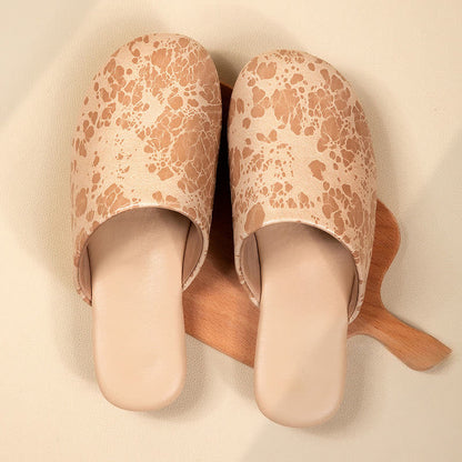 Vintage Marble Pattern Indoor Slippers