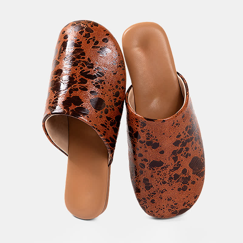 Vintage Marble Pattern Indoor Slippers