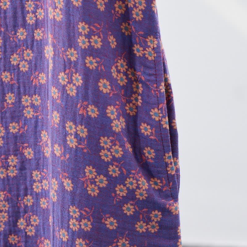 Country Daisy Pure Cotton Sleeveless Nightgown