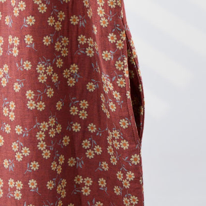 Country Daisy Pure Cotton Sleeveless Nightgown