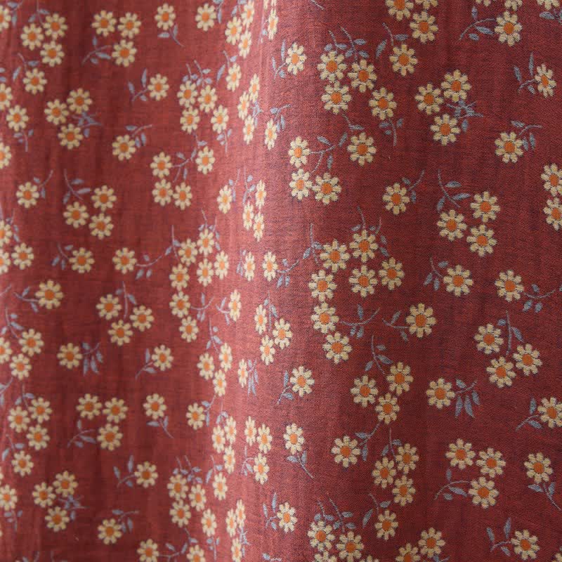 Country Daisy Pure Cotton Sleeveless Nightgown