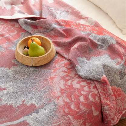 Rustic Floral Reversible Cotton Gauze Blanket