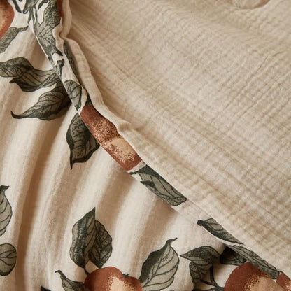 Harvest Fruit Cotton Double Gauze Quilt