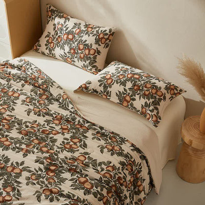 Harvest Fruit Cotton Double Gauze Quilt