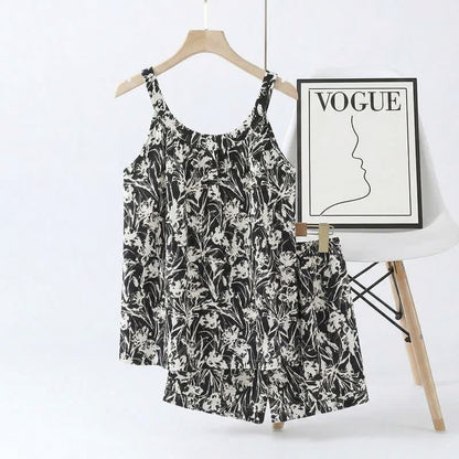 Abstract Art Cami & Shorts Pajama Set