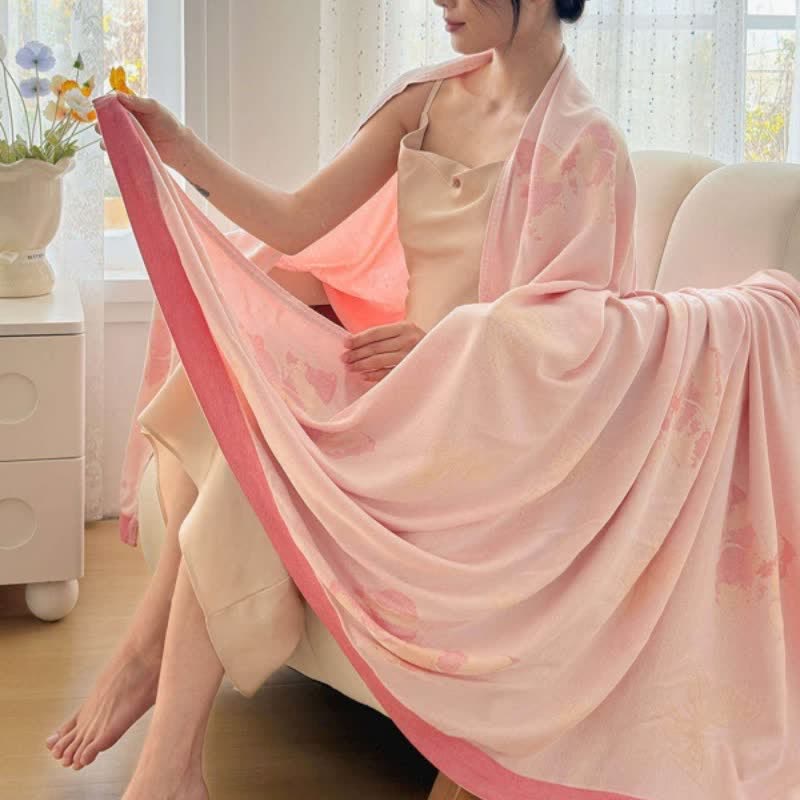 Artistic Butterfly Bamboo Fiber Summer Blanket