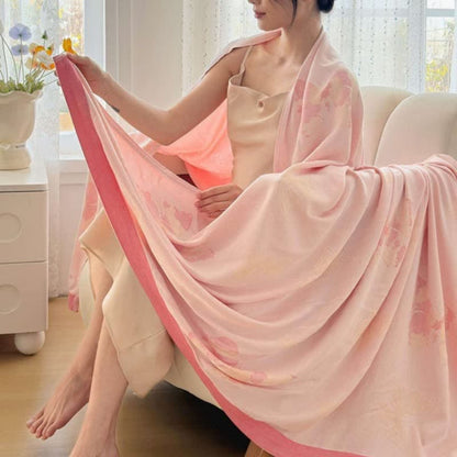 Artistic Butterfly Bamboo Fiber Summer Blanket