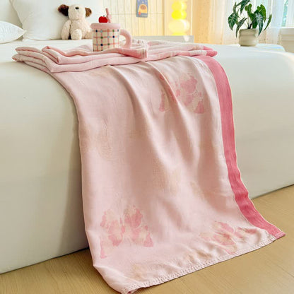 Artistic Butterfly Bamboo Fiber Summer Blanket
