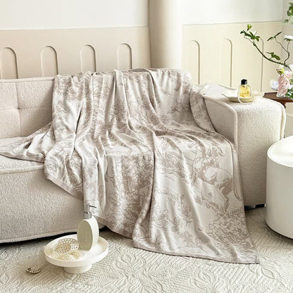 Tree Landscape Bamboo Fiber Blanket