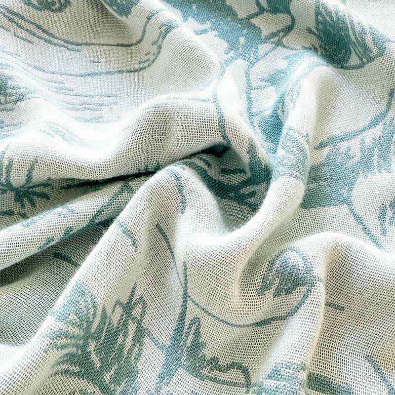 Tree Landscape Bamboo Fiber Blanket