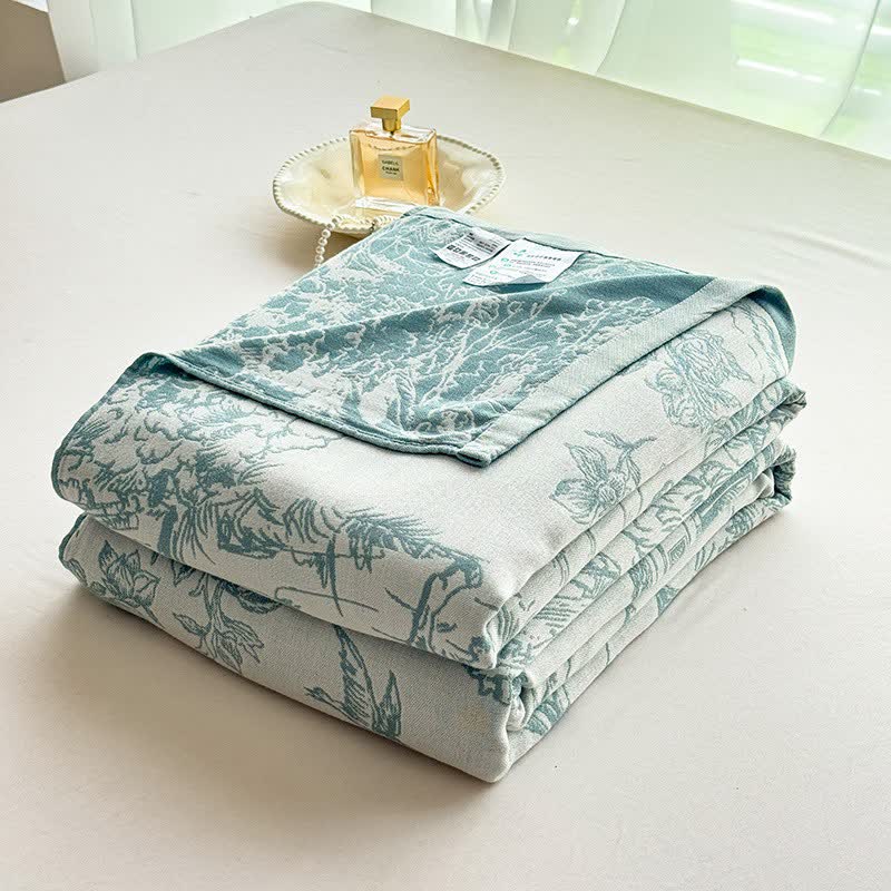 Tree Landscape Bamboo Fiber Blanket