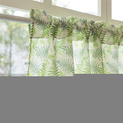 Scandinavian Style Fern Kitchen Curtain
