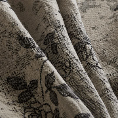 Artistic Vintage Floral Cotton Gauze Quilt