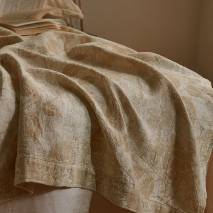 Artistic Vintage Rose Cotton Gauze Quilt