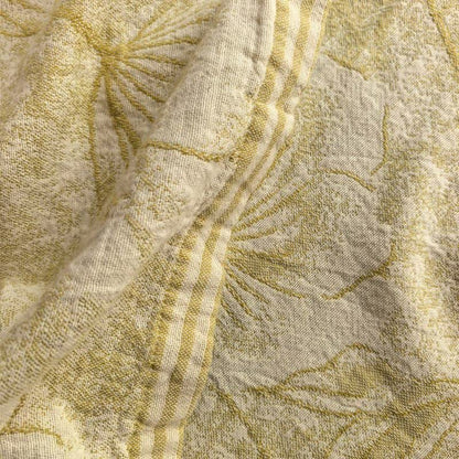Artistic Vintage Leaf Cotton Gauze Quilt