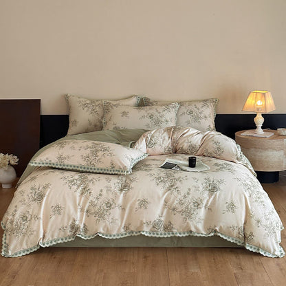 Romantic Garden Cotton Duvet Cover Set