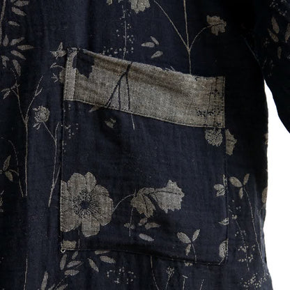 Garden Floral Organic Cotton Kimono Robe