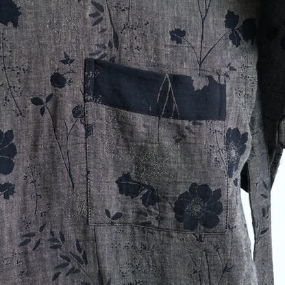 Garden Floral Organic Cotton Kimono Robe