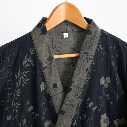 Garden Floral Organic Cotton Kimono Robe