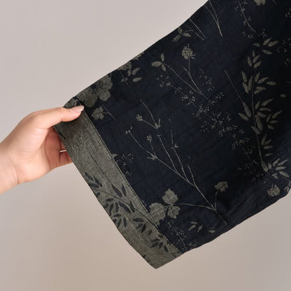 Garden Floral Organic Cotton Kimono Robe